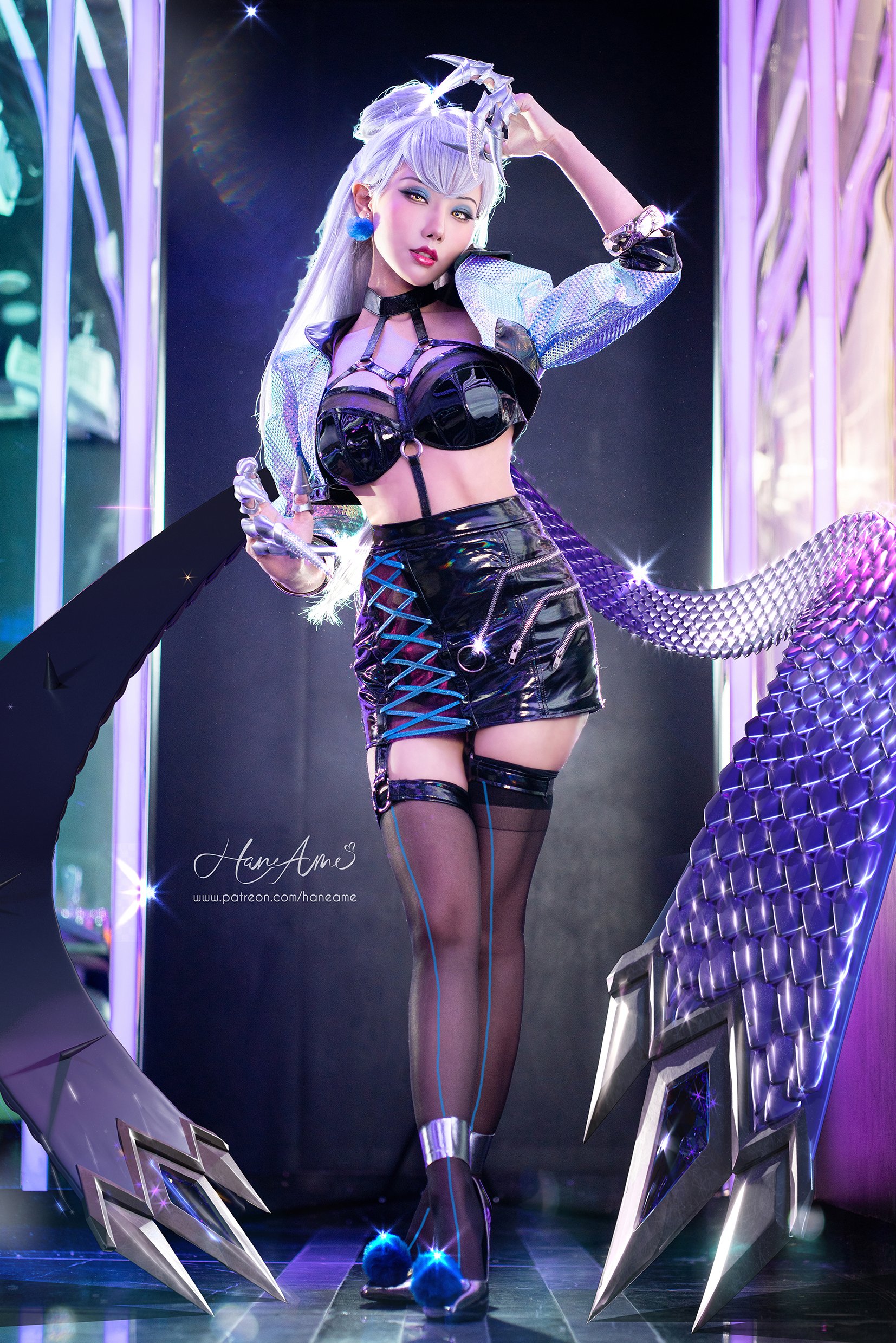 [Cosplay] Hane Ame 雨波 -  KDA All out Evelynn (League of Legends)(3)