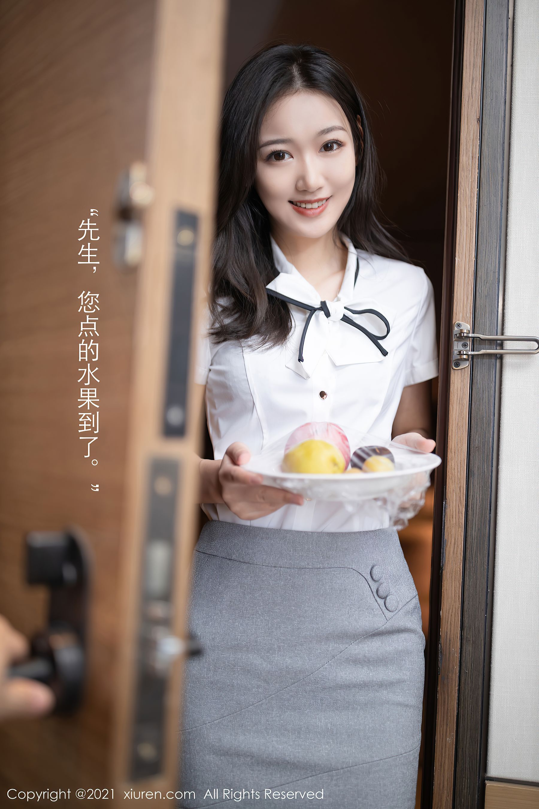 [秀人XiuRen] No.3307 唐安琪 - 酒店宾客服务系列(3)