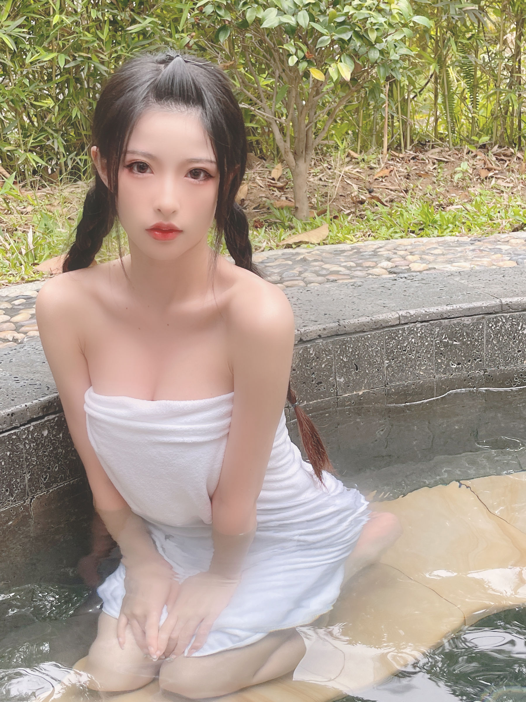 [COS福利] 尤物清水由乃 - 温泉浴巾(4)