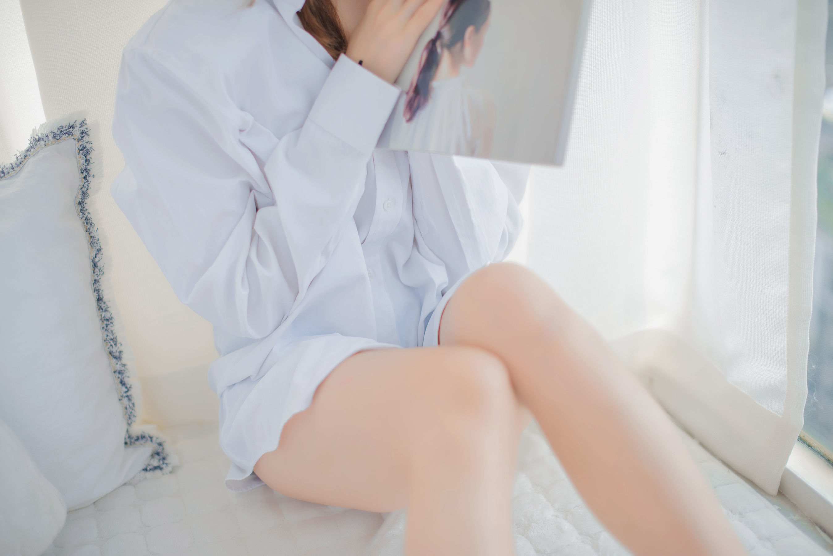[网红COSER] Kitaro_绮太郎 - 白衬衫 写真集(5)