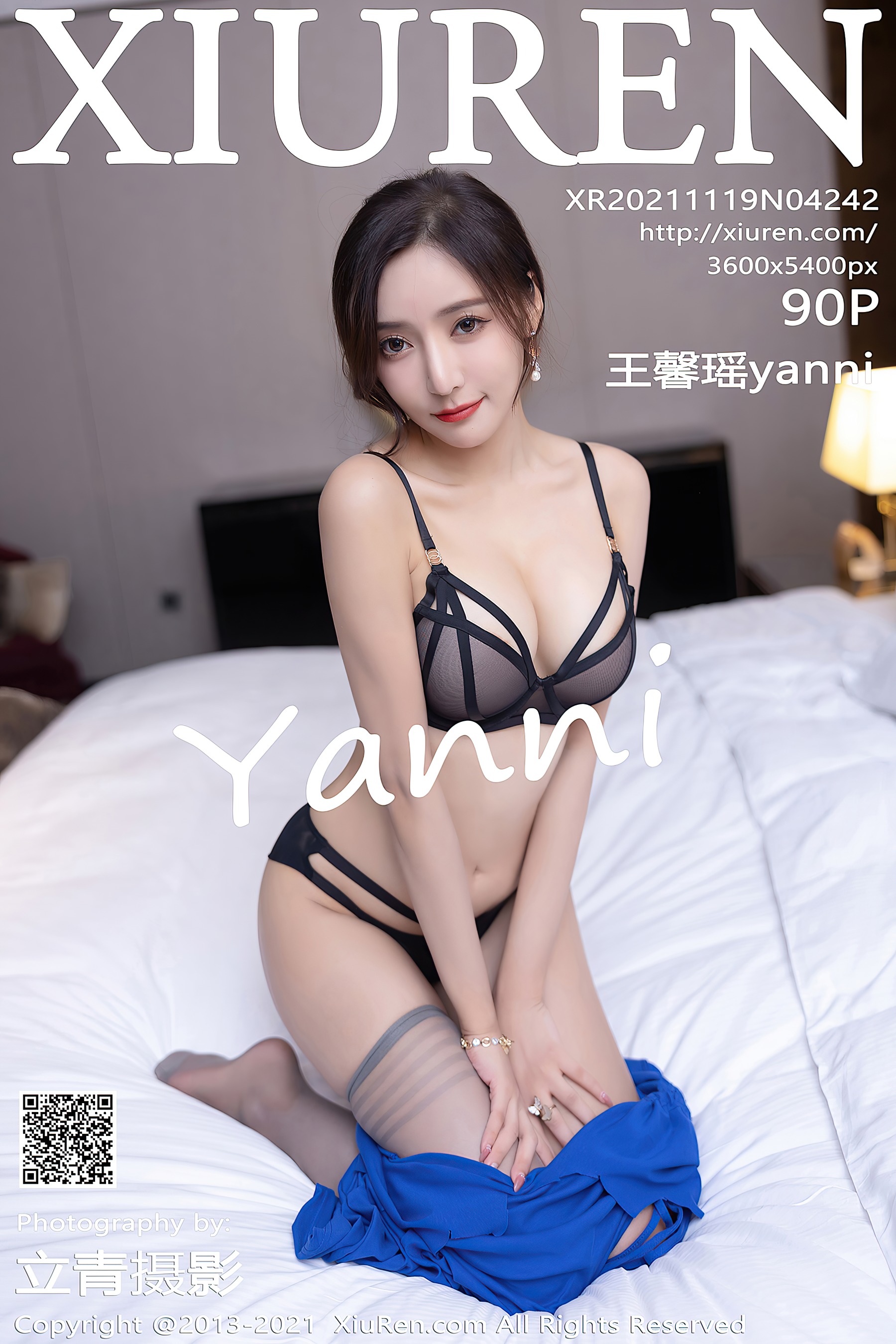 [XiuRen秀人网] No.4242 王馨瑶yanni 黑丝美腿(1)